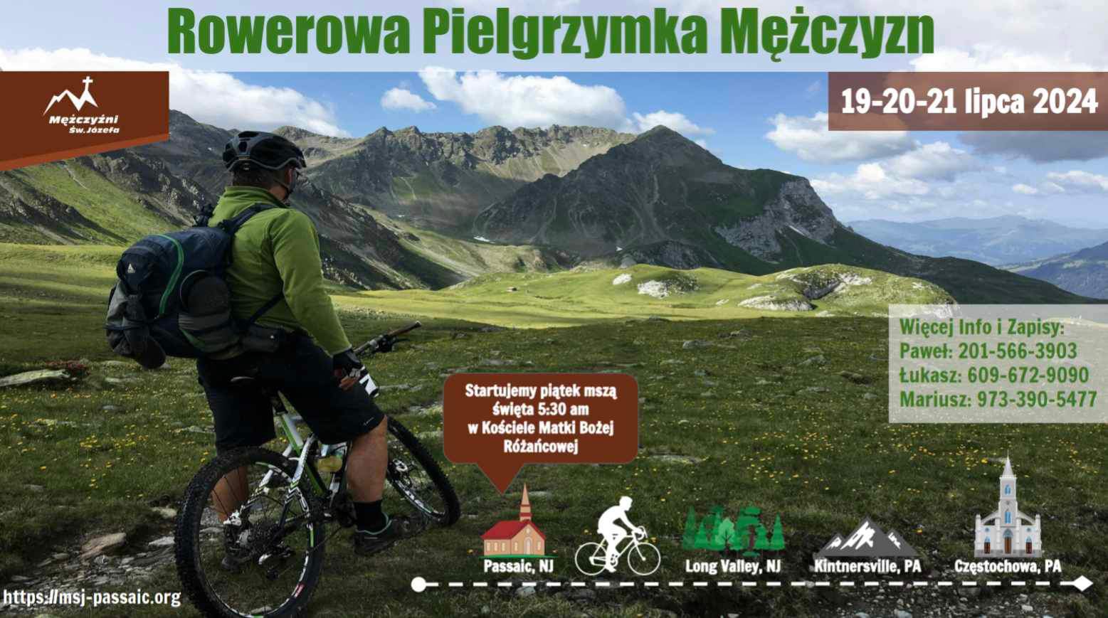 Rowerowa Pielgrzymka Mężczyzn 2024